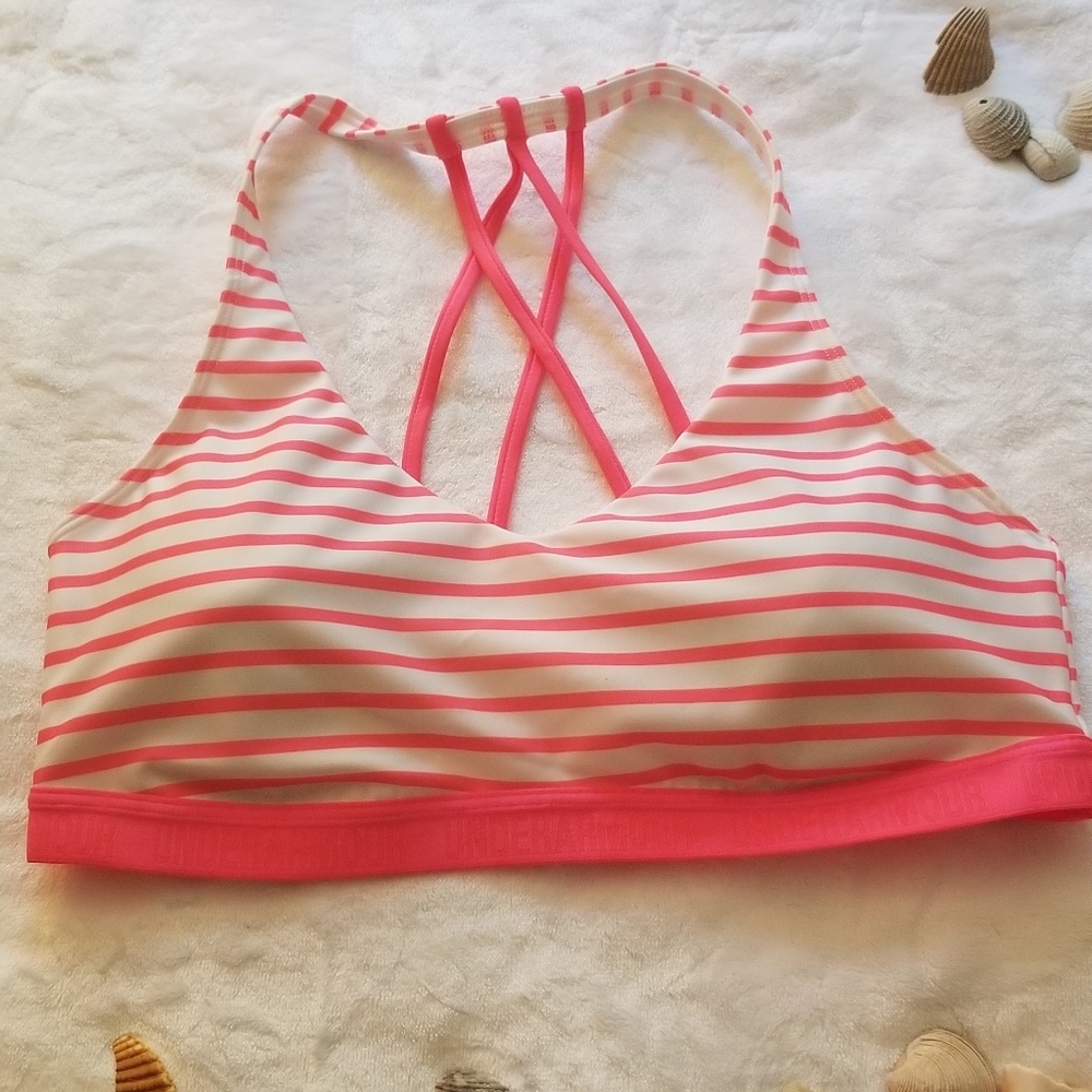 Like New UA Sportsbra Sz L Med Support LT padding